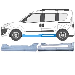 Prag za Fiat Doblo 2010-2022 / Leva / Komplet 12748