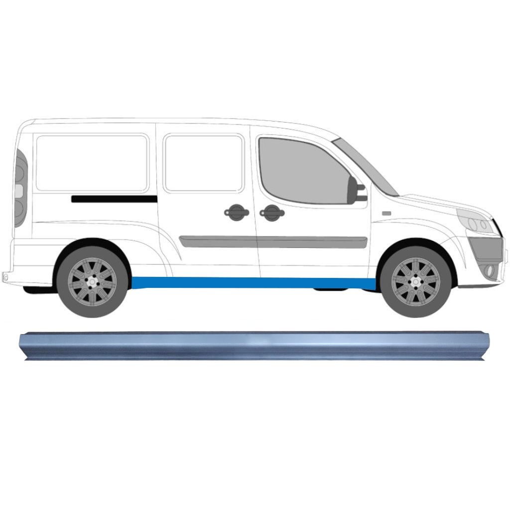 Prag Za Fiat Doblo 2001-2010 / Levo = Desno (Simetrično) 5455