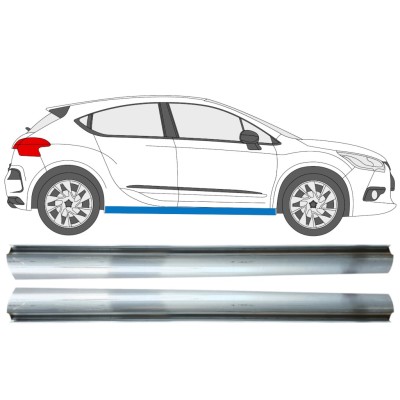 Popravni panel spodnjega praga za Citroen DS4 2011-2015 / Levo+Desno / Komplet 15016
