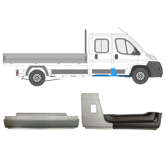 Set popravnih panelov za Fiat Ducato 2006-2014 / Desna / 14800 Set popravnih panelov za Fiat Ducato 2006-2014 / Desna / 14800