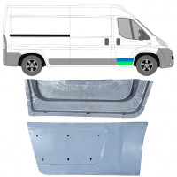 Notranji in zunanji popravni panel sprednjih vrat za Fiat Ducato 2006- / Desna / Komplet 12004