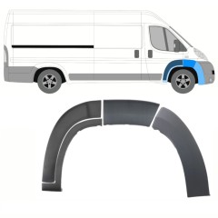 Set oblog sprednjega blatnika za Citroen Jumper 2006-2014 / Desna / 14395