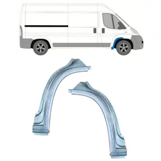 Popravni panel sprednjega blatnika za Fiat Ducato 2006- / Levo+Desno / Komplet 11471