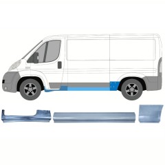 Set popravnih panelov za Fiat Ducato 2006-2025 / Leva / 12419