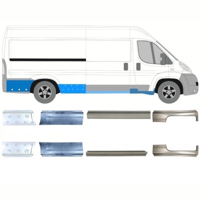 Prag za Peugeot Boxer 2006-2026 / Levo+Desno / Komplet 14168