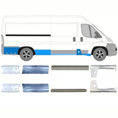 Prag za Peugeot Boxer 2006-2026 / Levo+Desno / Komplet 14164