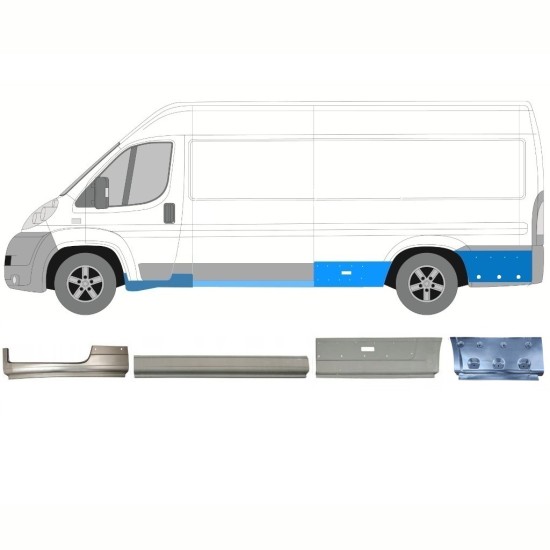 Set popravnih panelov za Fiat Ducato 2006-2026 / Leva / 16790