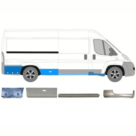Set popravnih panelov za Fiat Ducato 2006-2026 / Desna / 16789