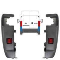 Vogal zadnjega odbijača 270 stopinj za Citroen Jumper 2006-2018 / Levo+Desno / Komplet 14064