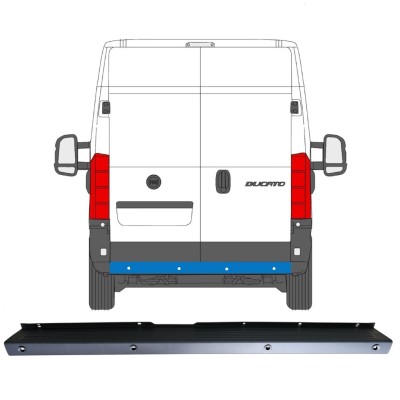 Zadnji odbijač z PDC za Fiat Ducato 2006-2018 16925