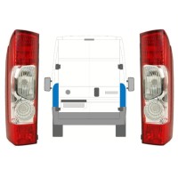 Zadnja luč za Fiat Ducato 2006-2014 / Levo+Desno / Komplet 10026