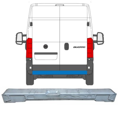 Popravni panel prečne zadnje članke za Peugeot Boxer 2006-2026 16870