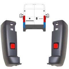 Vogal odbijača z odsevnikom za Fiat Ducato 2006-2018 / Levo+Desno / Komplet 9935