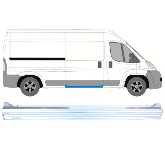 Popravni panel praga drsnih vrat za Fiat Ducato 2006-2026 / Desna 8316