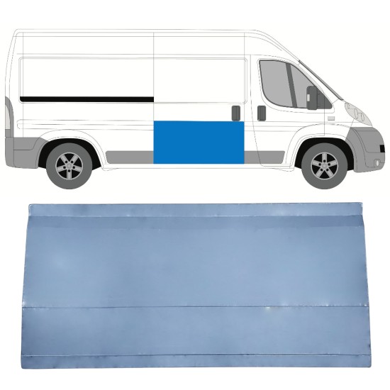 Popravni panel drsnih vrat za Fiat Ducato 2006-2014 / Desna 14821 Popravni panel drsnih vrat za Fiat Ducato 2006-2014 / Desna 14821