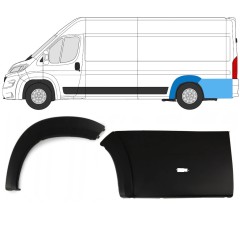 Set oblog zadnjega loka blatnika za Peugeot Boxer 2018- / Leva / 14441