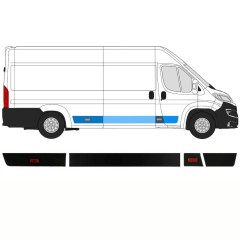 Set stranskih oblog za Peugeot Boxer 2018- / Desna / 14420