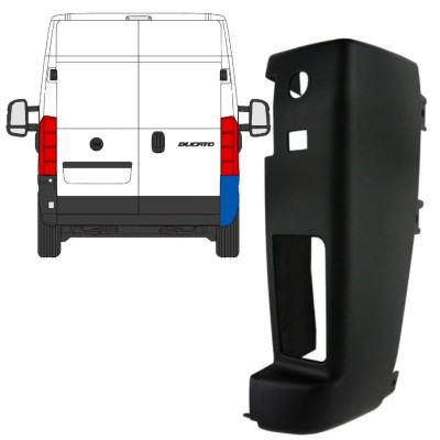 Vogal zadnjega odbijača 180 stopinj za Peugeot Boxer 2018- / Desna 15438