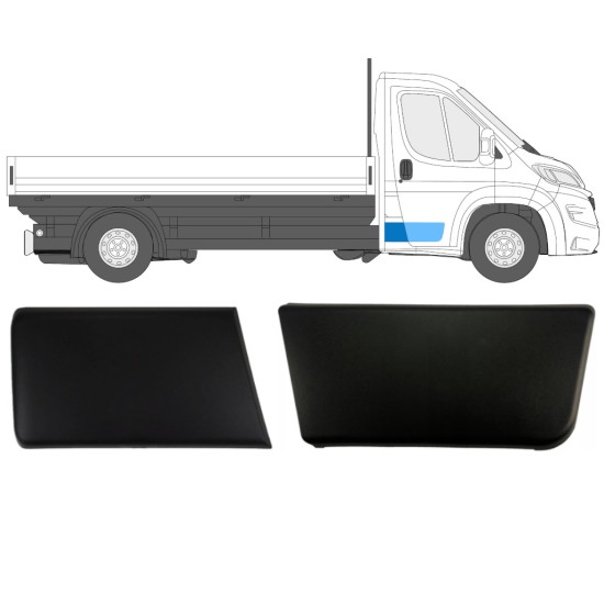 Set stranskih oblog za enojno kabino za Fiat Ducato 2018- / Desna / 14808 Set stranskih oblog za enojno kabino za Fiat Ducato 2018- / Desna / 14808