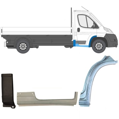 Set popravnih panelov za Fiat Ducato 2006-2026 / Desna / 16999