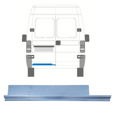 Notranji popravni panel zadnjih vrat za Fiat Ducato Boxer Relay Jumper 1994-2006 / Leva 7336