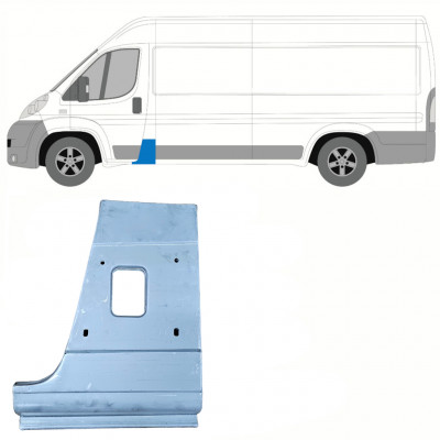 Popravni panel stebrička za Fiat Ducato 2006- / Leva 8704