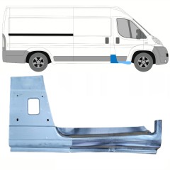 Popravni panel stebrička + Prag za Peugeot Boxer 2006-2025 / Desna / Komplet 13951