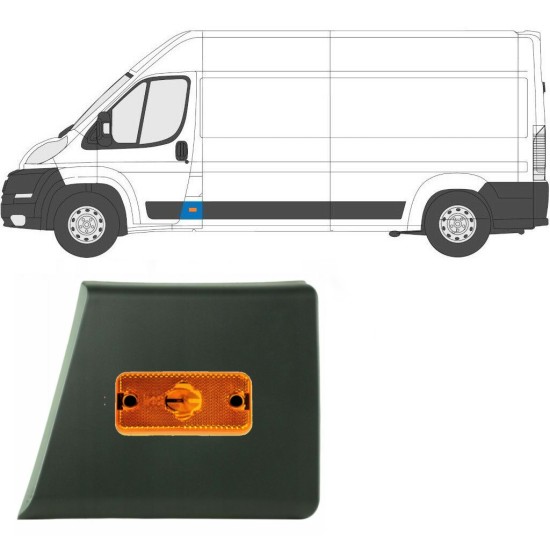 Obloga z lučjo za Fiat Ducato 2006-2018 / Leva / Komplet 10677