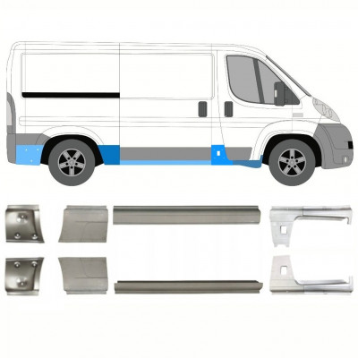 Prag za Fiat Ducato 2006- / Levo+Desno / Komplet 10884