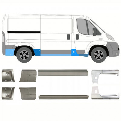 Prag za Fiat Ducato 2006- / Levo+Desno / Komplet 10886