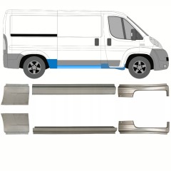 Reparaturni del praga in zadnjega blatnika za Peugeot Boxer 2006-2025 / Levo+Desno / Komplet 13968