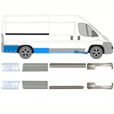 Prag za Fiat Ducato 2006- / Levo+Desno / Komplet 10891