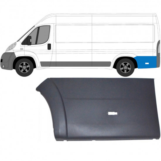 Zadnja stranska obloga za Fiat Ducato 2006- / XLWB / Leva 6557