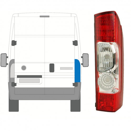 Zadnja luč za Fiat Ducato 2006-2014 / Desna 8239