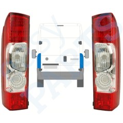 Zadnja luč za Citroen Jumper 2006-2014 / Levo+Desno / Komplet 13233