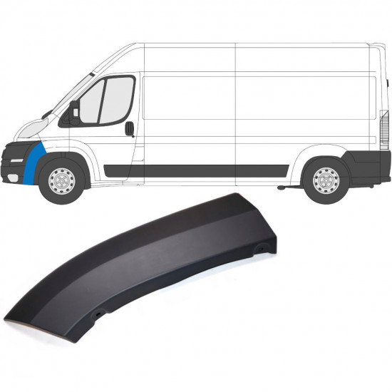 Obloga stranskega dela sprednjega odbijača za Fiat Ducato 2006- / Leva 6539
