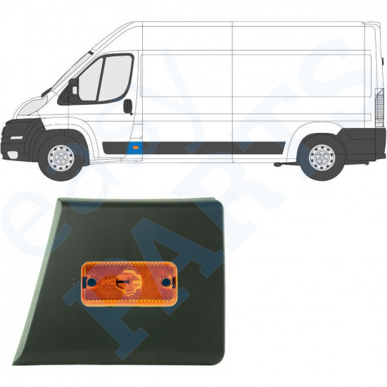 Obloga z lučjo za Fiat Ducato 2006- / Leva 10677