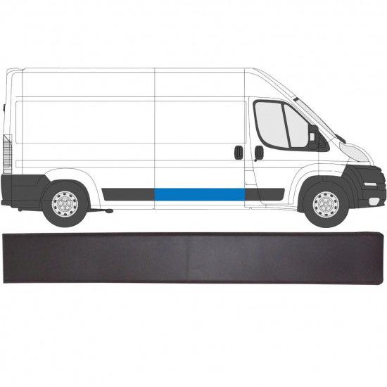 Obloga drsnih vrat za Fiat Ducato 2006- / Desna 6537
