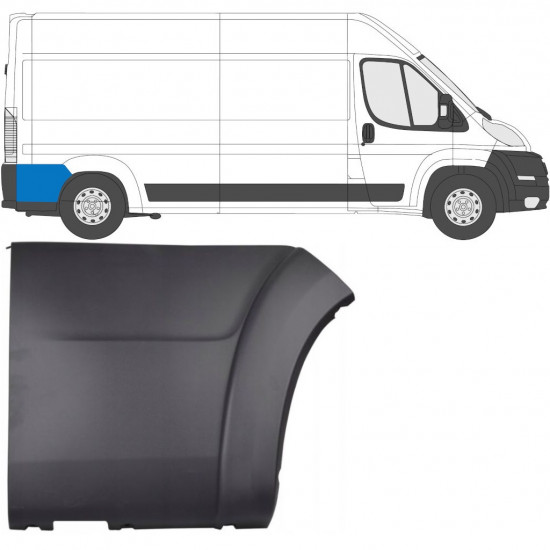 Zadnja stranska obloga za Fiat Ducato 2006- / Desna 6550