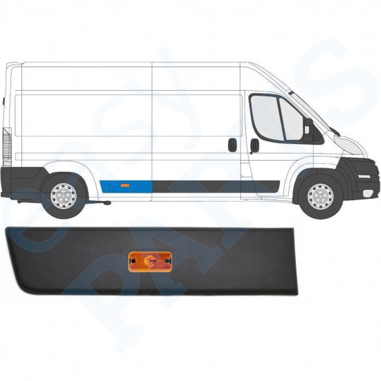 Zadnja stranska obloga z lučjo za Fiat Ducato 2006- / Desna /  10680