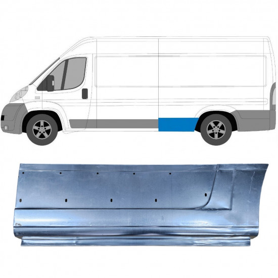 Bok delni za Fiat Ducato 2006- / Leva 6528