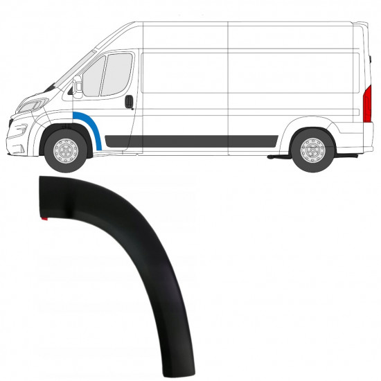 Obloga sprednjih vrat za Fiat Ducato 2018- / Leva 7781