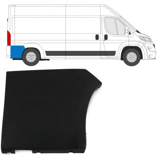Zadnja stranska obloga za Fiat Ducato 2018- / Desna 7790