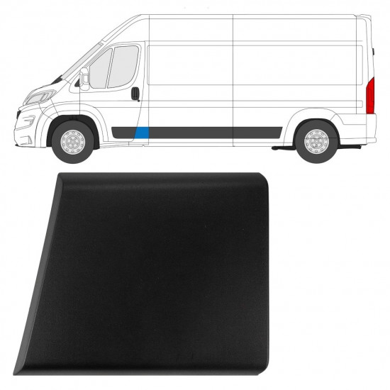 Obloga stranskega dela B-stebrička za Fiat Ducato 2018- / Leva 7800