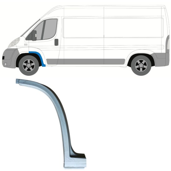 Popravni panel sprednjega blatnika za Fiat Ducato 2006-2026 / Leva 16828