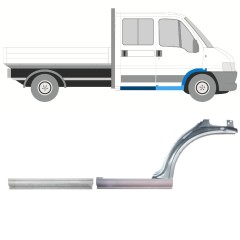 Popravni panel praga in sprednjega blatnika za Peugeot Boxer 1994-2006 / Desna / Komplet 14457