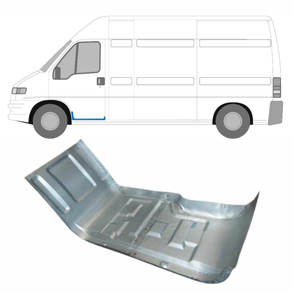 Popravni Panel Sprednje Stopnice Za Fiat Ducato 1994-2006 / Leva 8767