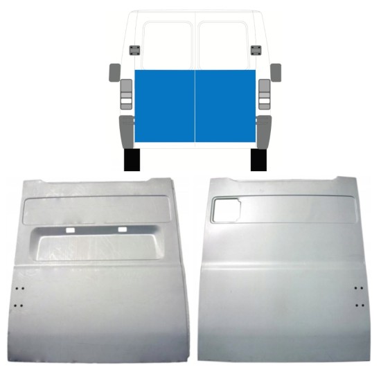 Popravni panel zadnjih vrat za Peugeot Boxer 1994-2006 / Levo+Desno / Komplet 14072