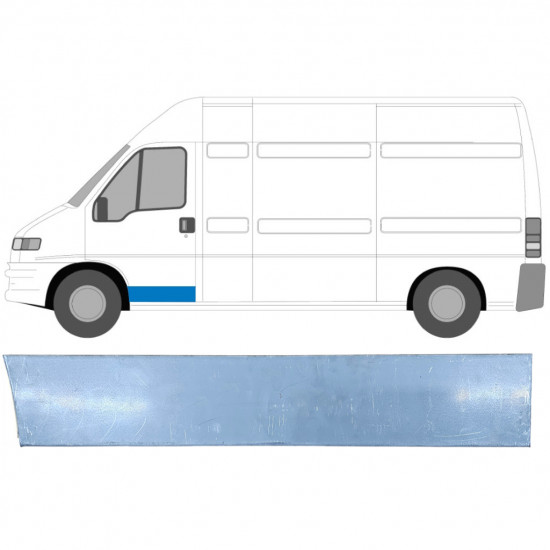 Popravni panel kože sprednjih vrat za Fiat Ducato Boxer Relay 1994-2006 / Leva 6487