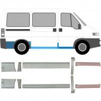 Reparaturni del praga in zadnjega blatnika za Fiat Ducato Boxer Relay 1994-2006 / Komplet 5087